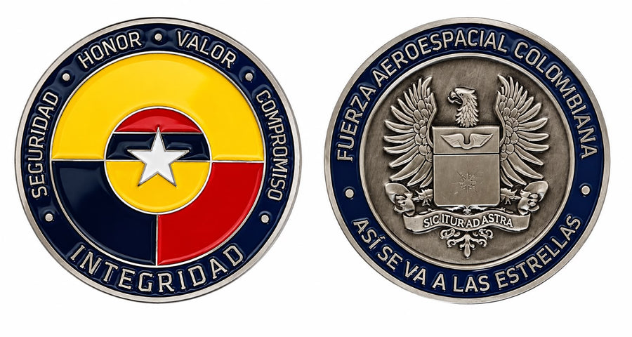 Moneda Fuerza Aeroespacial Colombiana - Integridad