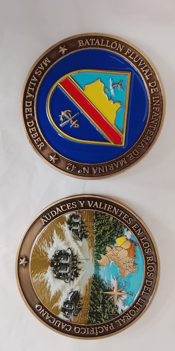 Moneda Batallón de Infantería de Marina No. 42