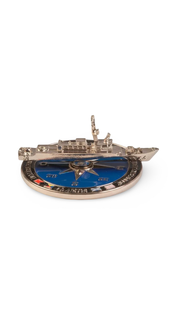 Moneda 60mm ARC Independiente – Buque a Escala Giratorio