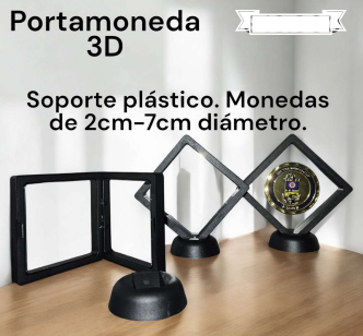 Soporte Plástico Portamonedas
